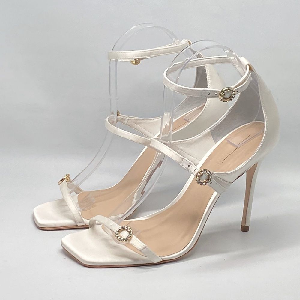 Cinq à SeptCeleste 100MM Satin High-Heel Sandals size 38 - Picture 6 of 16